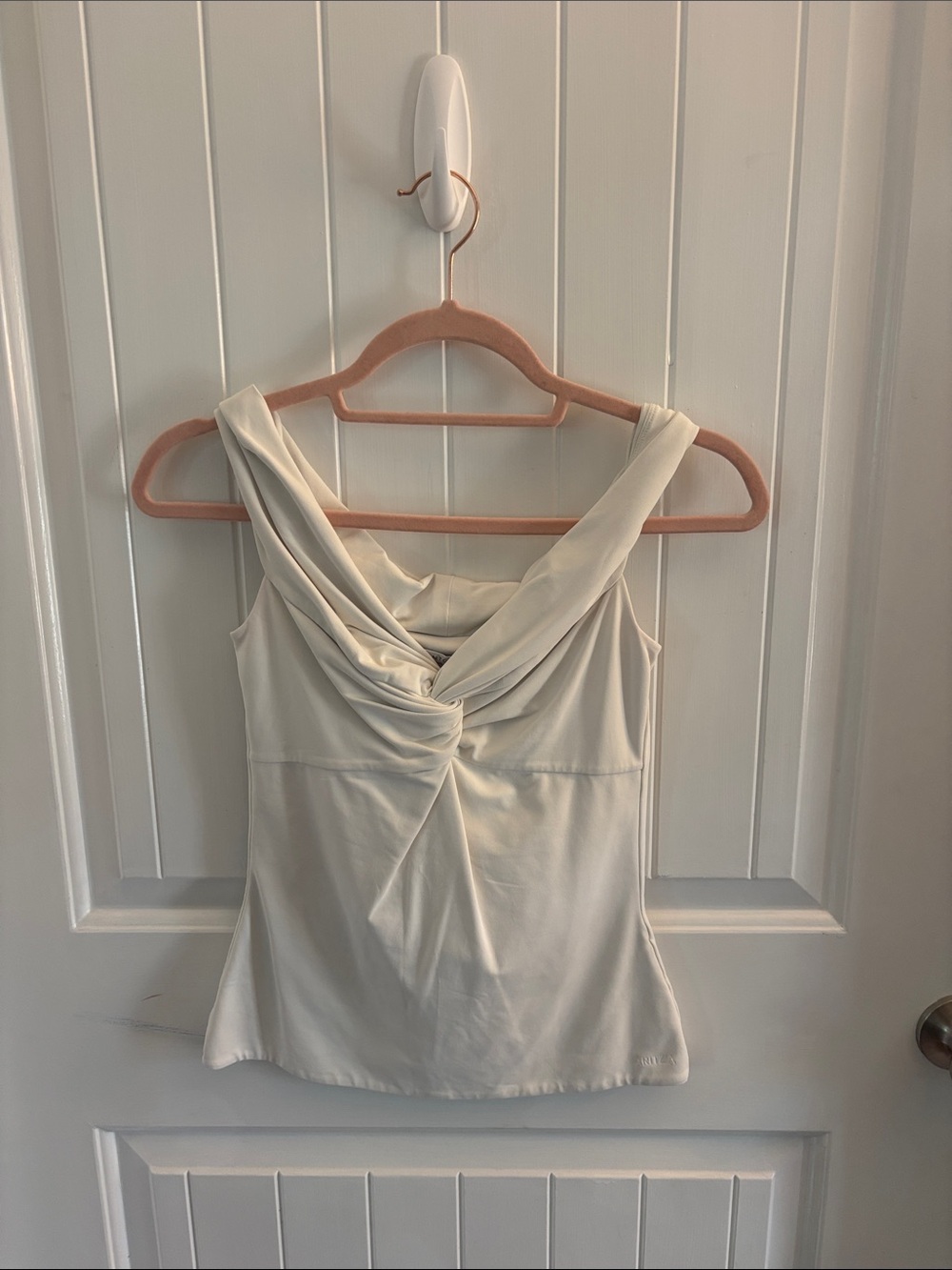 Aritzia Cream Twist-Front Camisole